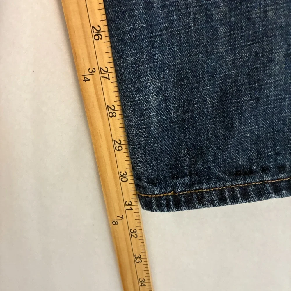 Vtg Y2K Levi's 501 Jeans Men's 34x32 Blue Denim Button Fly Straight Fit Preppy